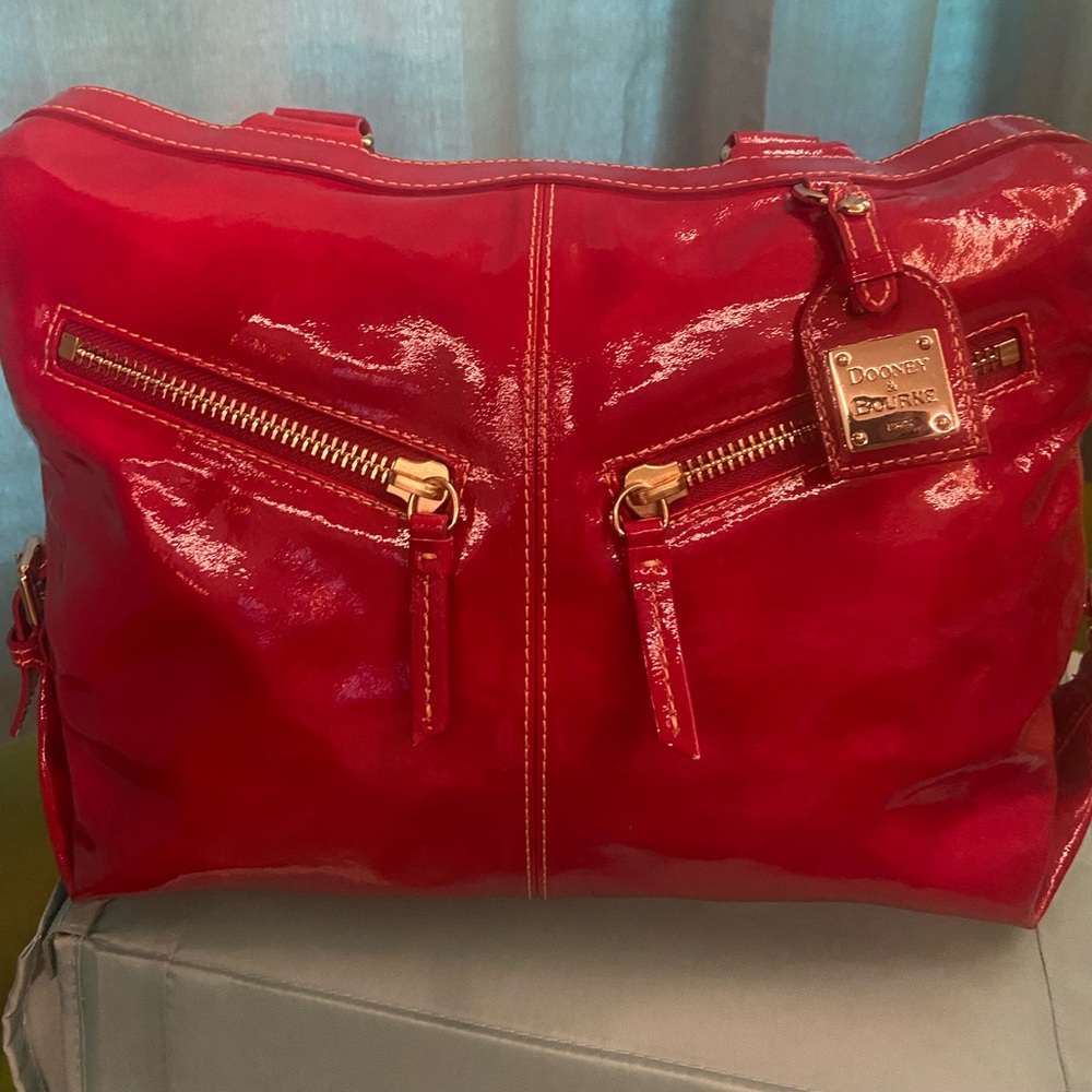 Dooney & Bourke Red hobo style bag